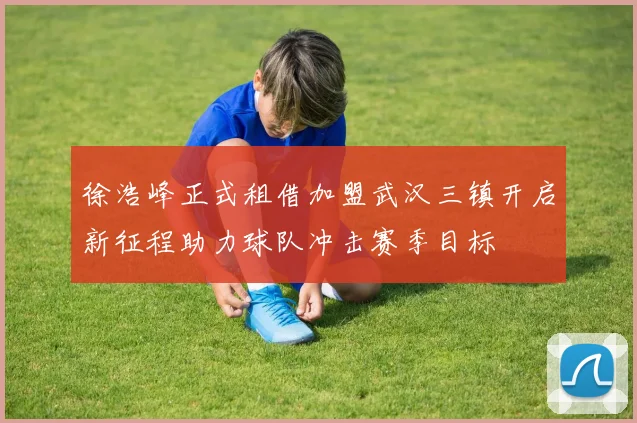 徐浩峰正式租借加盟武汉三镇开启新征程助力球队冲击赛季目标