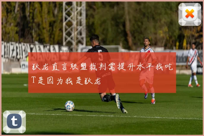 狄龙直言联盟裁判需提升水平我吃T是因为我是狄龙